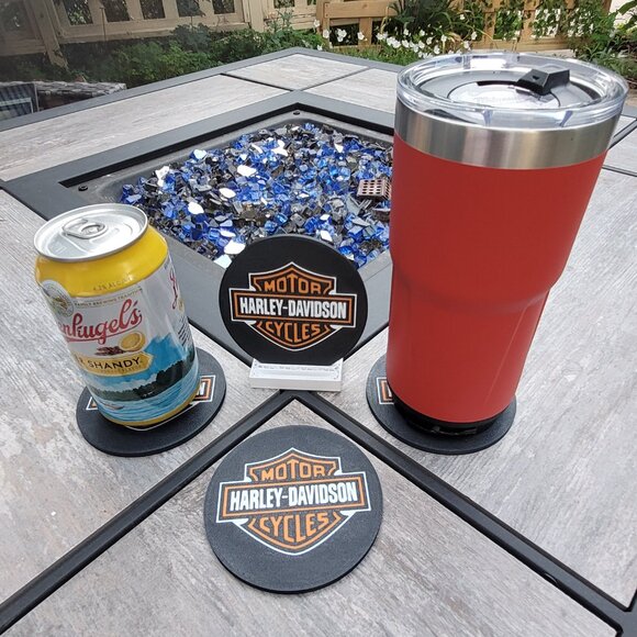 Harley Davidson Motorcycles Coasters (Set of 4) - 3D Printed - Picture 2 of 4